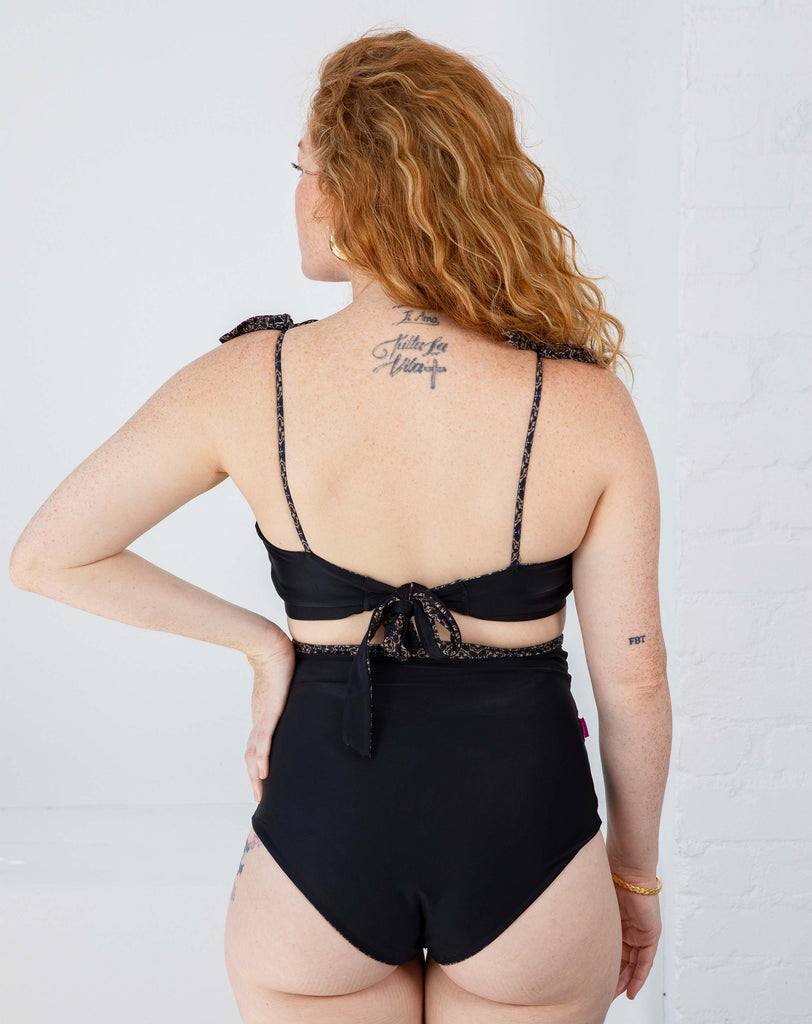 Evolve Crop Bikini Top, Reversible Multi-way Swimsuit Top - B&B Swim Australia
