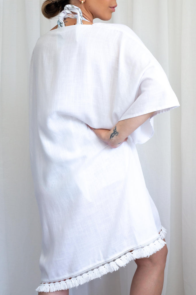 Linen Cover Up, Beach Cover up - B&B Swim Australia